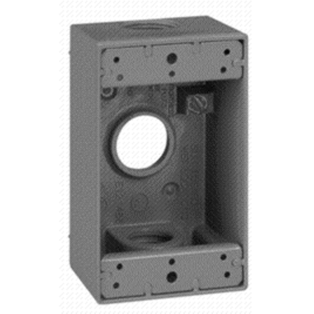 O‑Z/Gedney™ WHD1B ONE GANG HORIZ FOR DUPLEX RCPT