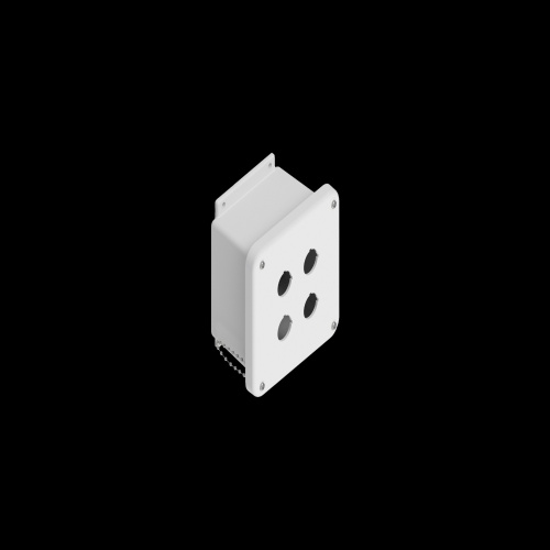 Stahlin F4PBW PushButton Series Fiberglass Enclosure - 6" x 6" x 4"