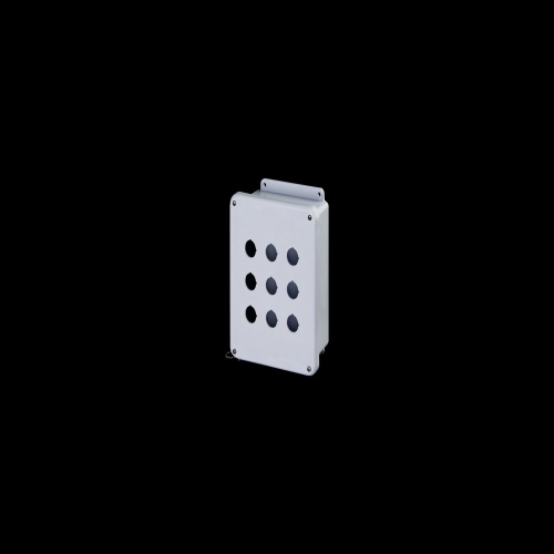 Stahlin F9PBW PushButton Series Fiberglass Enclosure - 10" x 8" x 4"