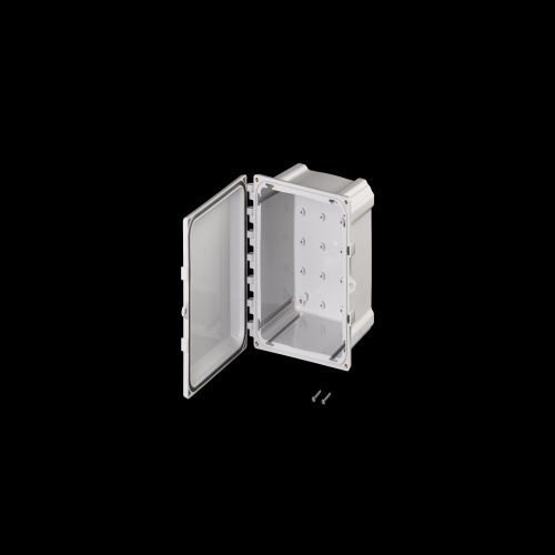 Stahlin PC100806HW PolySlim Enclosure - 10" x 8" x 6", Polycarbonate with UV Inhibitors