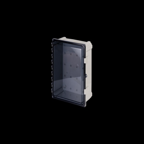 Stahlin PC1008CC PolyStar Series Polycarbonate Enclosure - 10" x 8" x 4"