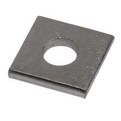 Strut SQUARE1/2 Square Washer 1 Hole 1/2" Unistrut P1064 Equivalent