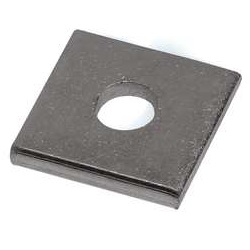 Strut SQUARE3/8 Square Washer 1 Hole 3/8" Unistrut P1063 Equivalent