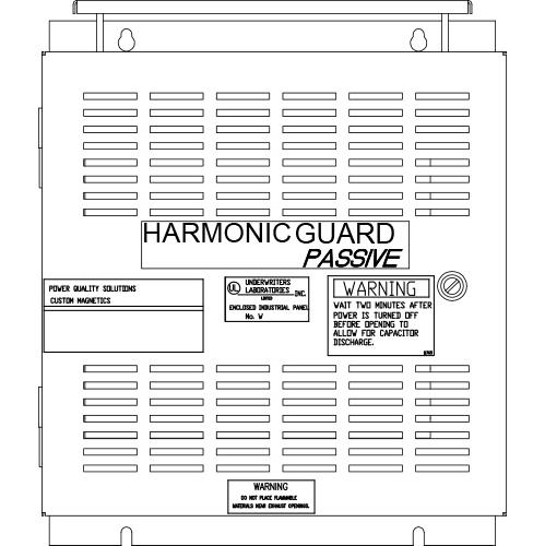 TCI HGP0015AW1S0000 (HGP) Harmonic Filter 480 Volt 3 Phase, 21 Amp, 15 HP