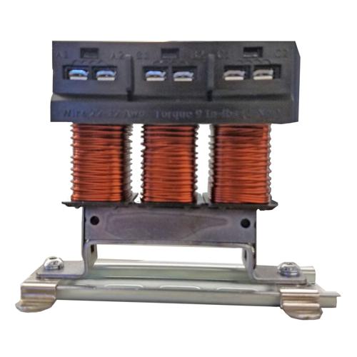 TCI KDRMA5H1DR KDR, 480V, 1 HP, 2.10 Motor Amps, 2.3 Max Amps, 3 Phase, Open, Line Inductor, 5% Impedance, UL Listed, With Din Rail Clips