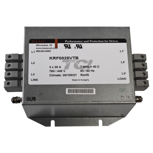 TCI KRF0400ACB EMI Filter - 3ph, 400A, 200-480V, 300 HP, Open, 50/60 Hz
