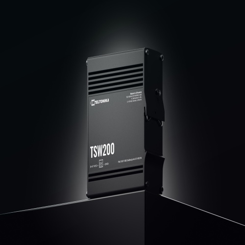 Teltonika TSW2000000B0 TSW200 INDUSTRIAL POE+ ETHERNET SWITCH