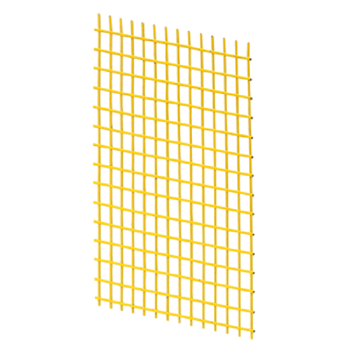 Tslots 655319 Yellow PVC Wire Mesh Panels Per Square Foot (MUST ORDER 2 CUT CHARGES PER PANEL)
