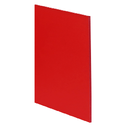 Tslots 655443-Sheet Red Expanded PVC Solid Panels 4' x 8' Sheet