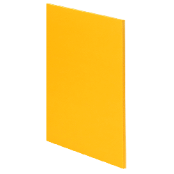 Tslots 655450-Sheet Yellow Expanded PVC Solid Panels 4' x 8' Sheet