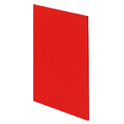 Tslots 655695-Sheet Red HDPE Solid Panels 4' x 8' Sheet