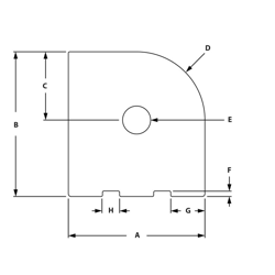 TSLOTS 662083 Right Angle Pivot Nub