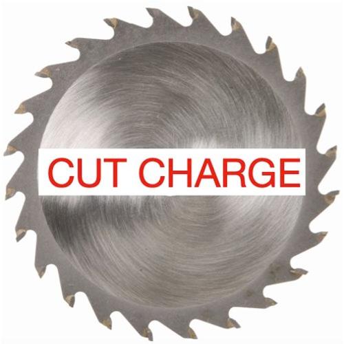 Tslots 670501 Straight cut charge (per piece) for 20X40B extrusions.