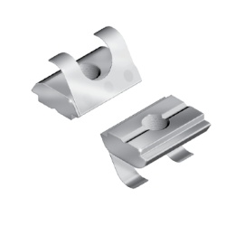 TSLOTS 671313 Roll-in T-slot Nut stepped 10, M6, 14/5,2, shaft 9,9x1,5, I=19mm, with spring-leaf