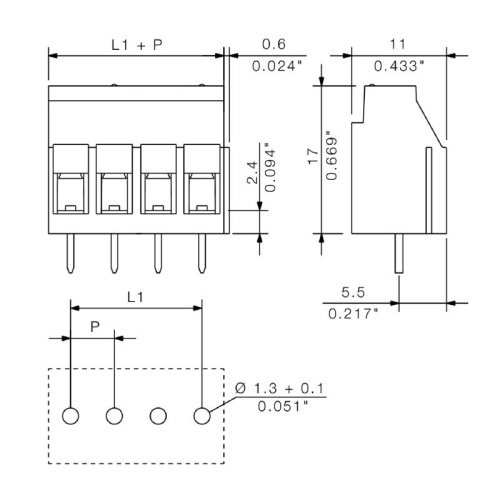 Weidmuller 1001890000 - Printed circuit board terminals