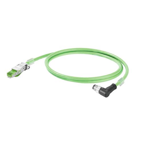 Weidmuller 1059760050 PROFINET Cable - Green, 5 m