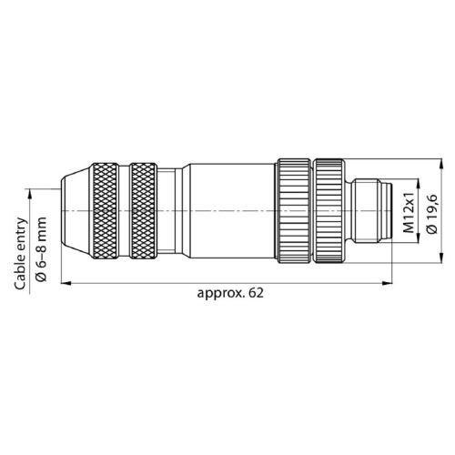 Weidmuller 1892120000 - Field attachable connector