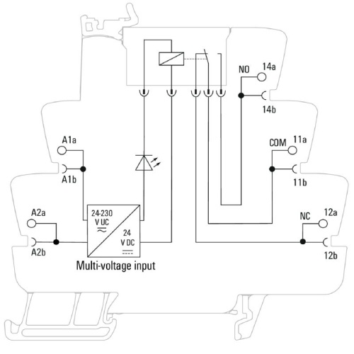 Weidmuller 1984650000 Electromechanical Relay