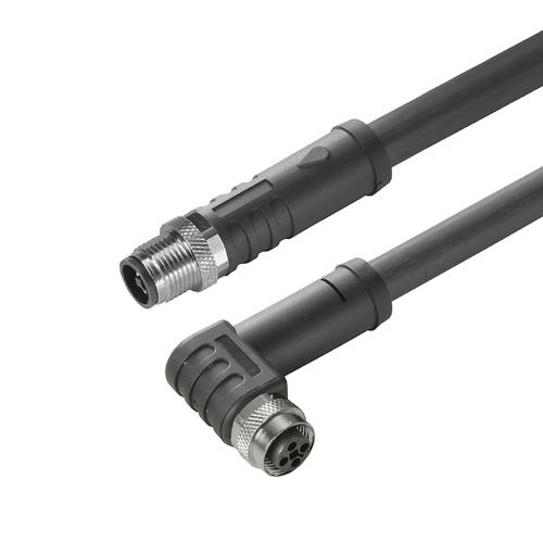 Weidmuller 2050830150 Power Cable - Black, 1.5 m