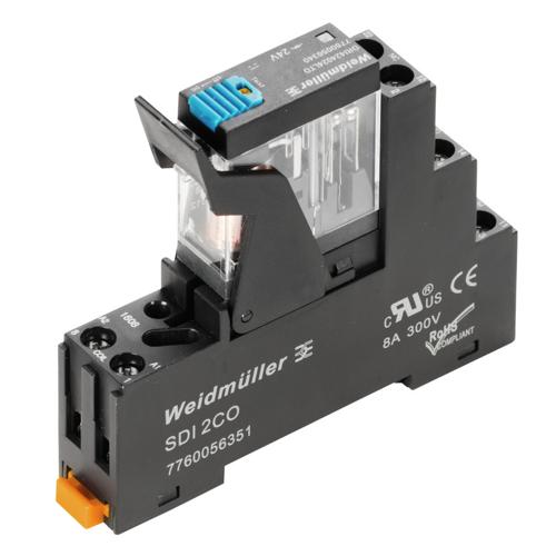Weidmuller 2476900000 Relay Module 2PDT 5 Amp