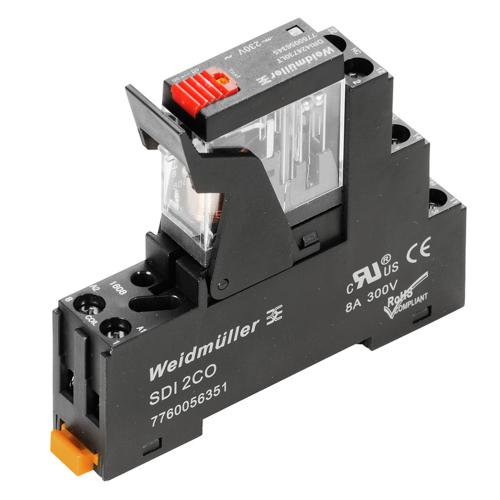 Weidmuller 2476940000 Relay Module 2PDT 5 Amp