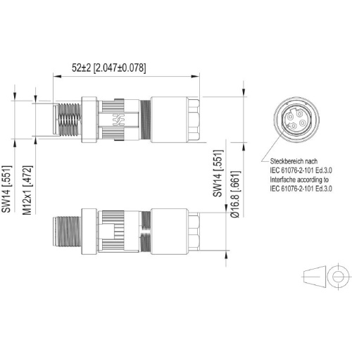 Weidmuller 2544780000 - Field attachable connector