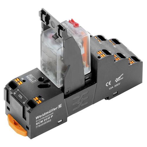 Weidmuller 2576040000 Relay Module 2PDT 10 Amp