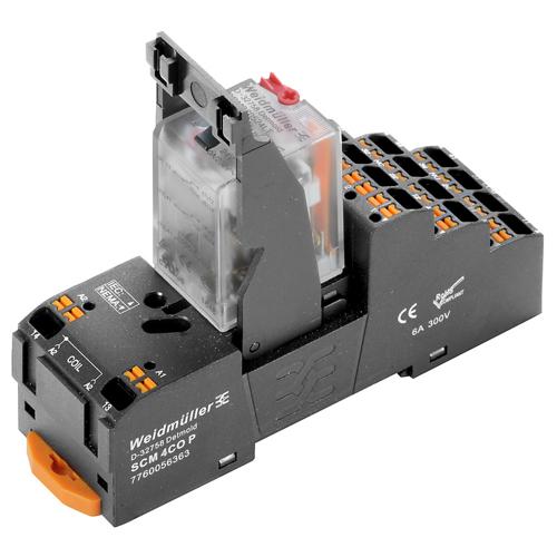 Weidmuller 2576060000 Relay Module 4PDT 5 Amp