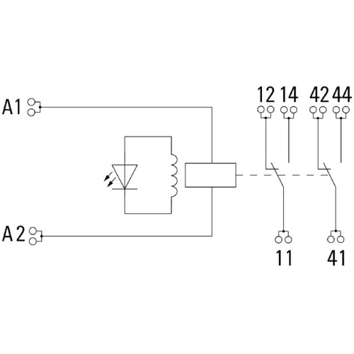 Weidmuller 2576070000 Relay Module 2PDT 10 Amp