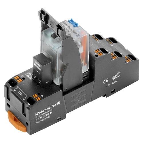 Weidmuller 2576120000 Relay Module 2PDT 10 Amp