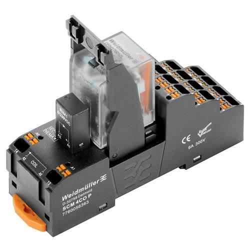 Weidmuller 2576130000 Relay Module 4PDT 5 Amp