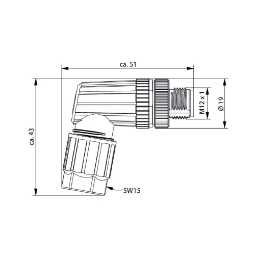 Weidmuller 2681490000 - Field attachable connector