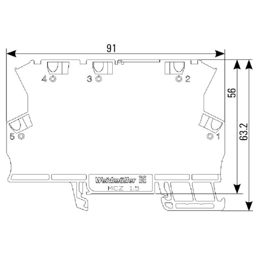 Weidmuller 8483680000 - Temperature converter