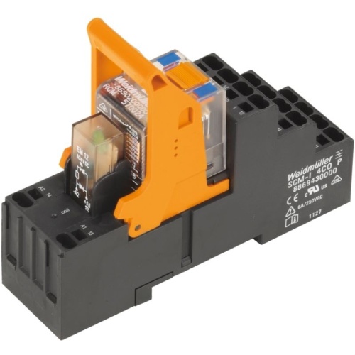 Weidmuller 8798740000 Relay Module 4PDT 6 Amp
