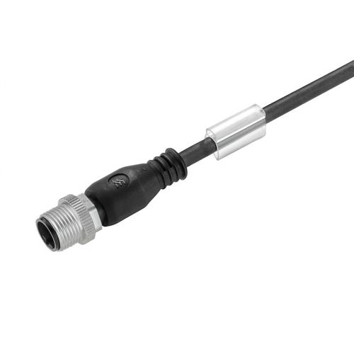 Weidmuller 9456100150 Sensor-Actuator Cable - Black, 1.5 m
