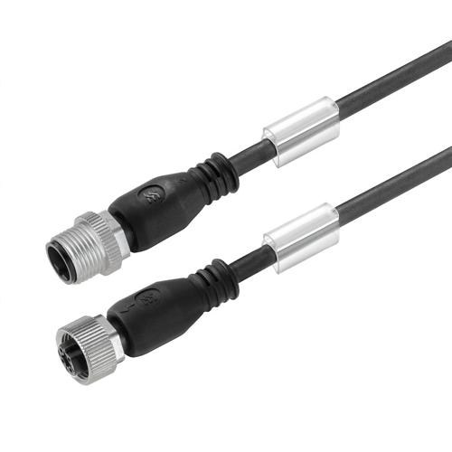 Weidmuller 9456990300 Sensor-Actuator Cable - Black, 3 m