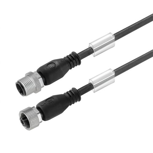 Weidmuller 9457230060 Sensor-Actuator Cable - Black, 0.6 m