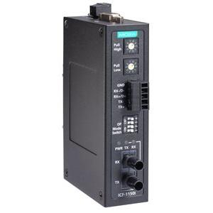 Moxa ICF-1150I-S-ST-T-IEX Serial-to-Fiber Converter